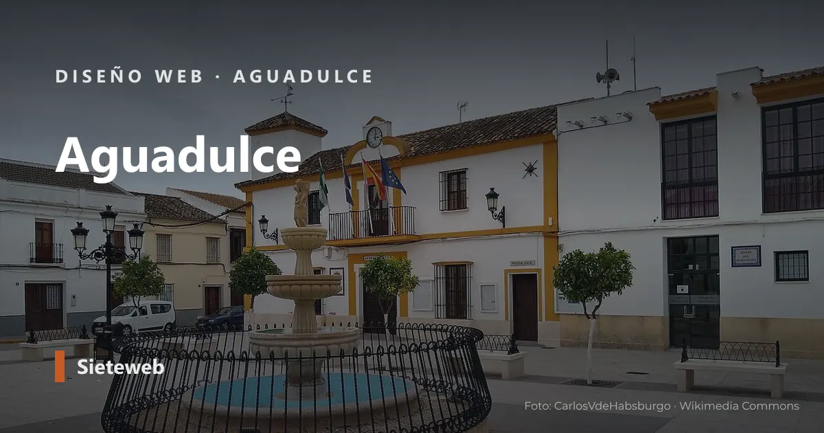 Vista de Aguadulce, donde Sieteweb diseña webs para pymes