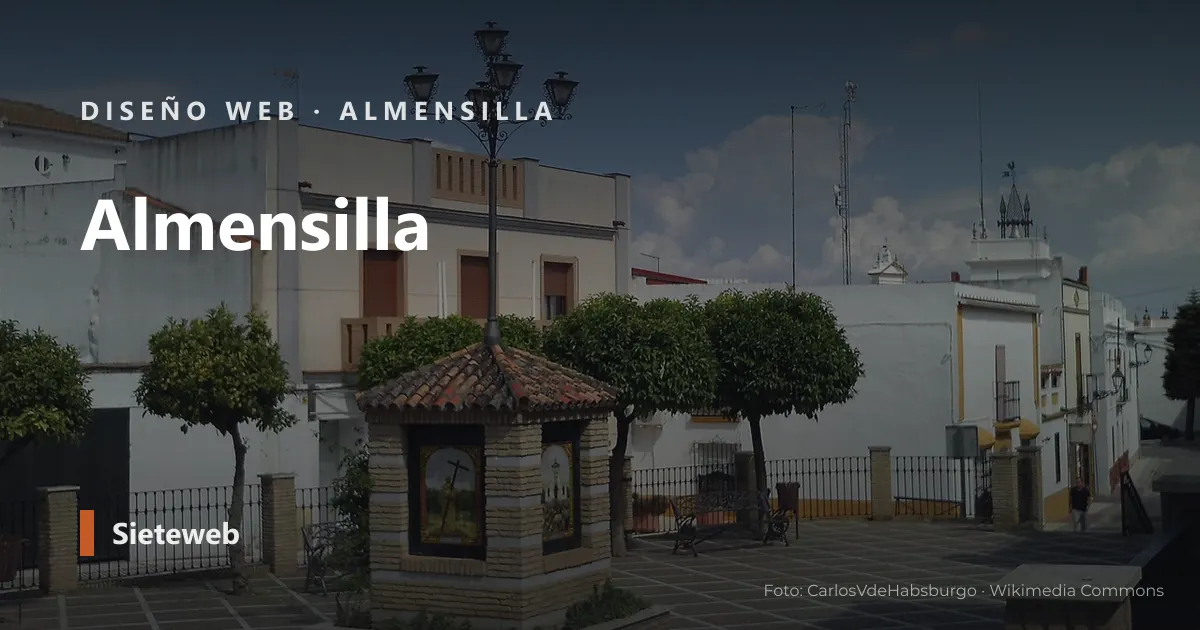 Vista de Almensilla, donde Sieteweb diseña webs para pymes