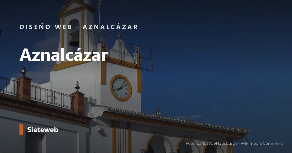 Vista de Aznalcázar, donde Sieteweb diseña webs para pymes