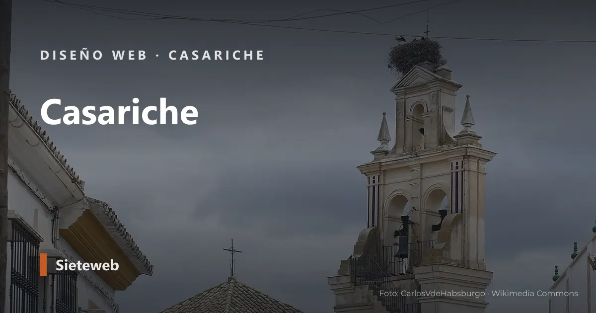 Vista de Casariche, donde Sieteweb diseña webs para pymes