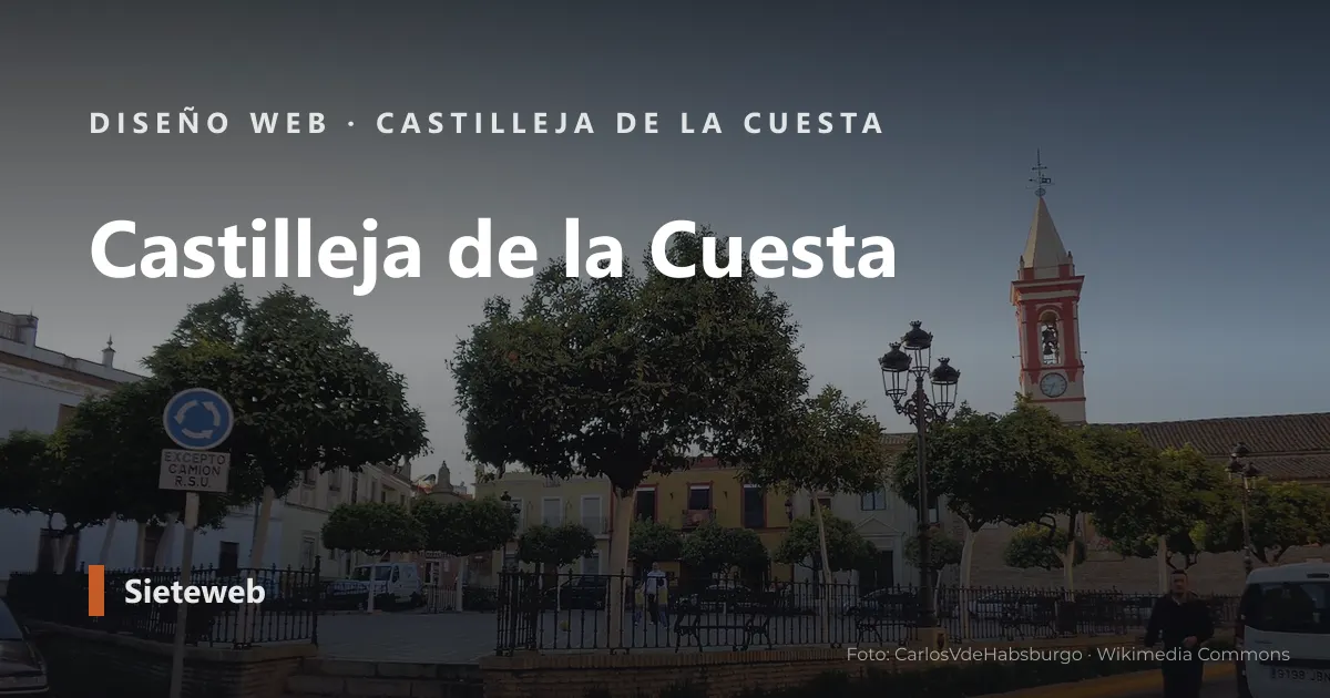 Vista de Castilleja de la Cuesta, donde Sieteweb diseña webs para pymes