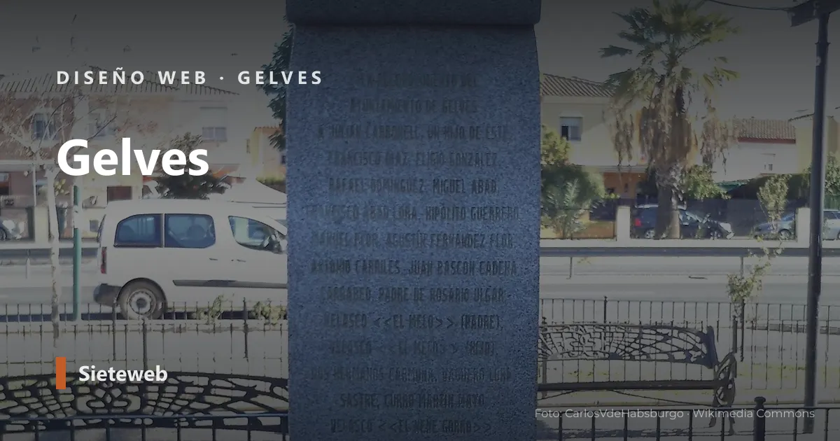 Vista de Gelves, donde Sieteweb diseña webs para pymes