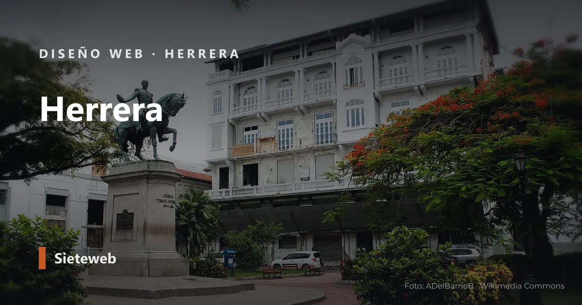 Vista de Herrera, donde Sieteweb diseña webs para pymes