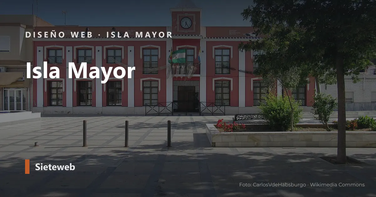 Vista de Isla Mayor, donde Sieteweb diseña webs para pymes