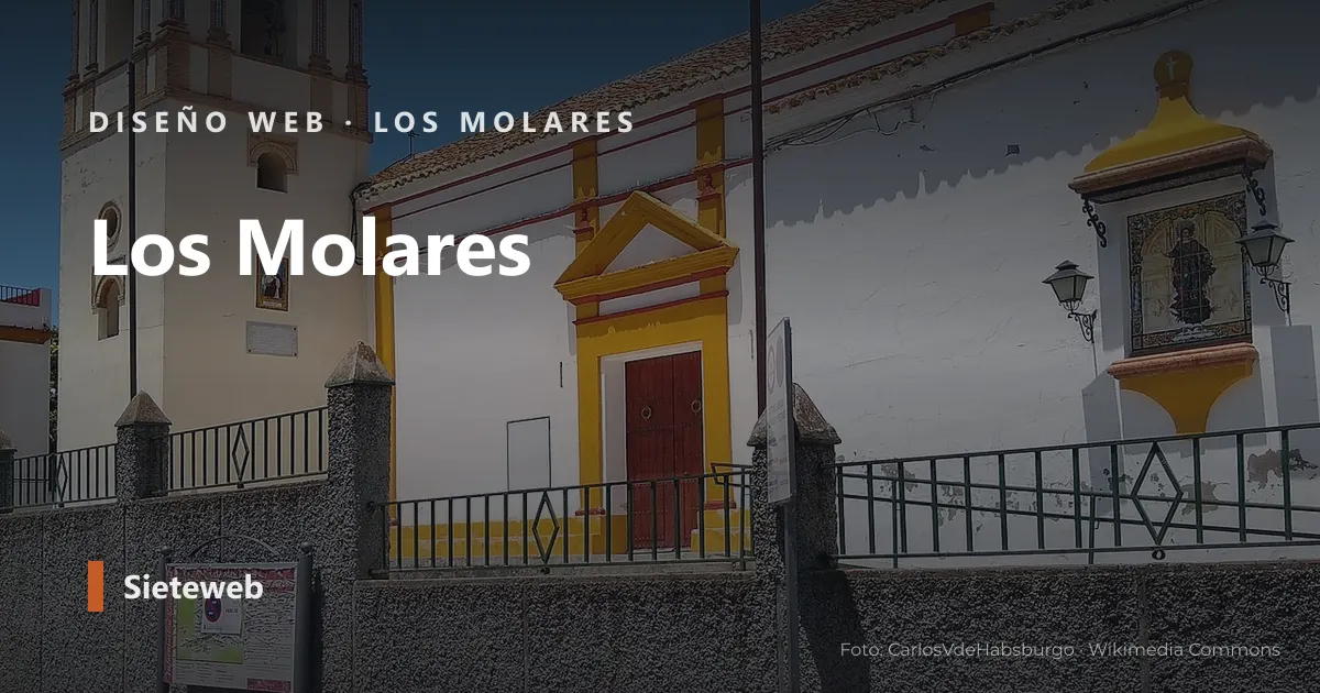 Vista de Los Molares, donde Sieteweb diseña webs para pymes