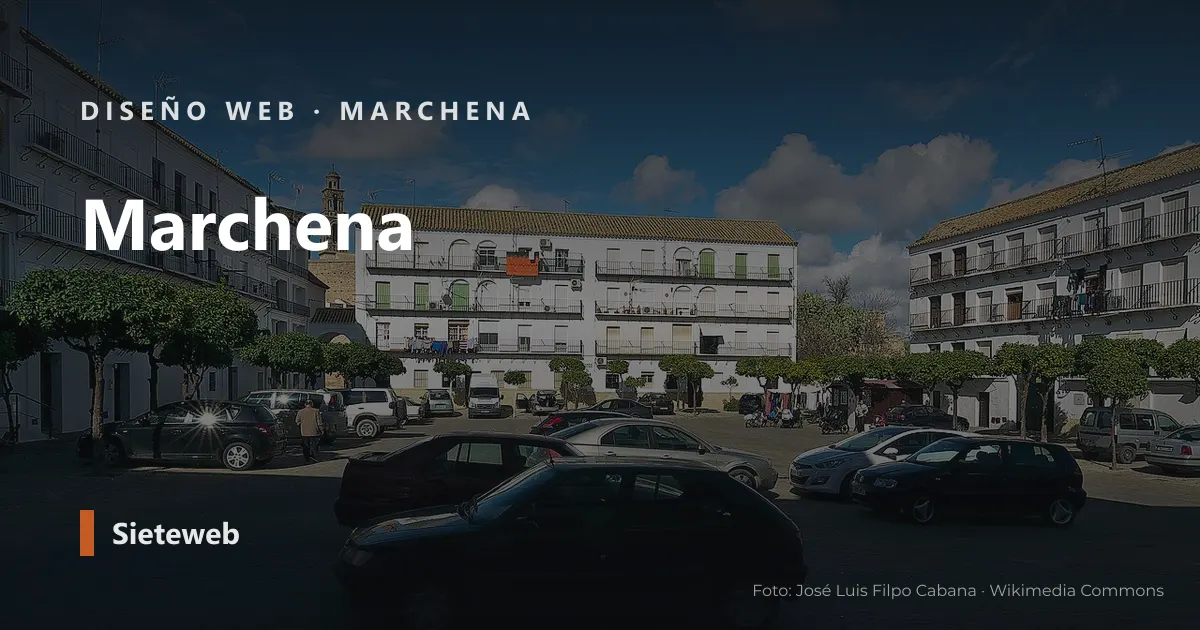 Vista de Marchena, donde Sieteweb diseña webs para pymes