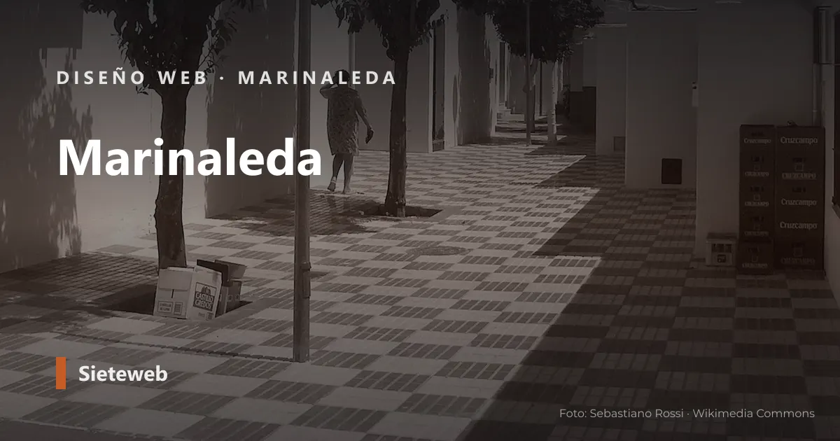 Vista de Marinaleda, donde Sieteweb diseña webs para pymes
