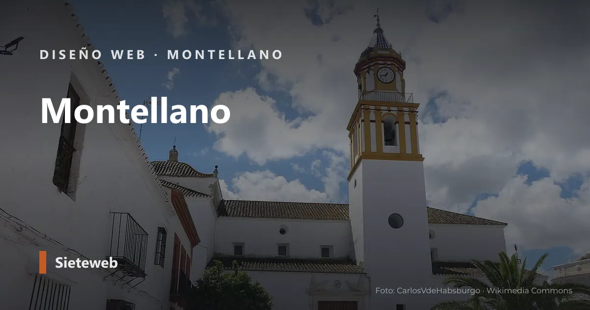 Vista de Montellano, donde Sieteweb diseña webs para pymes