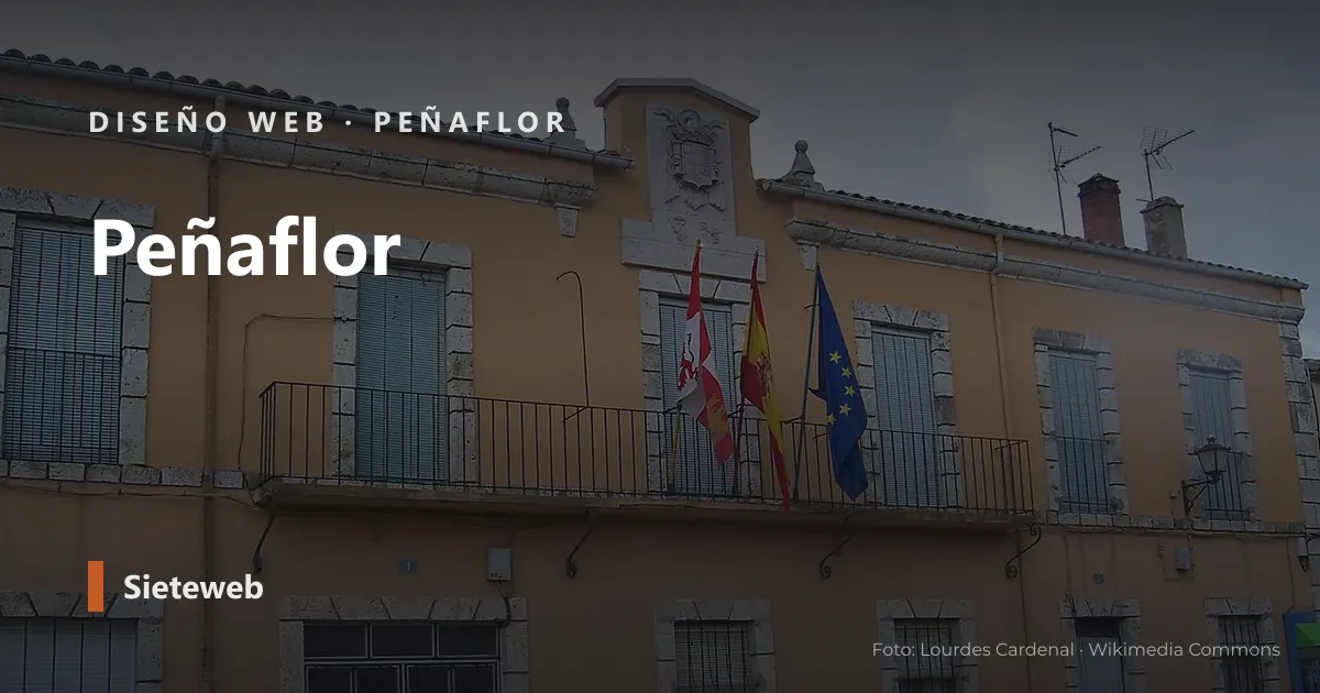 Vista de Peñaflor, donde Sieteweb diseña webs para pymes