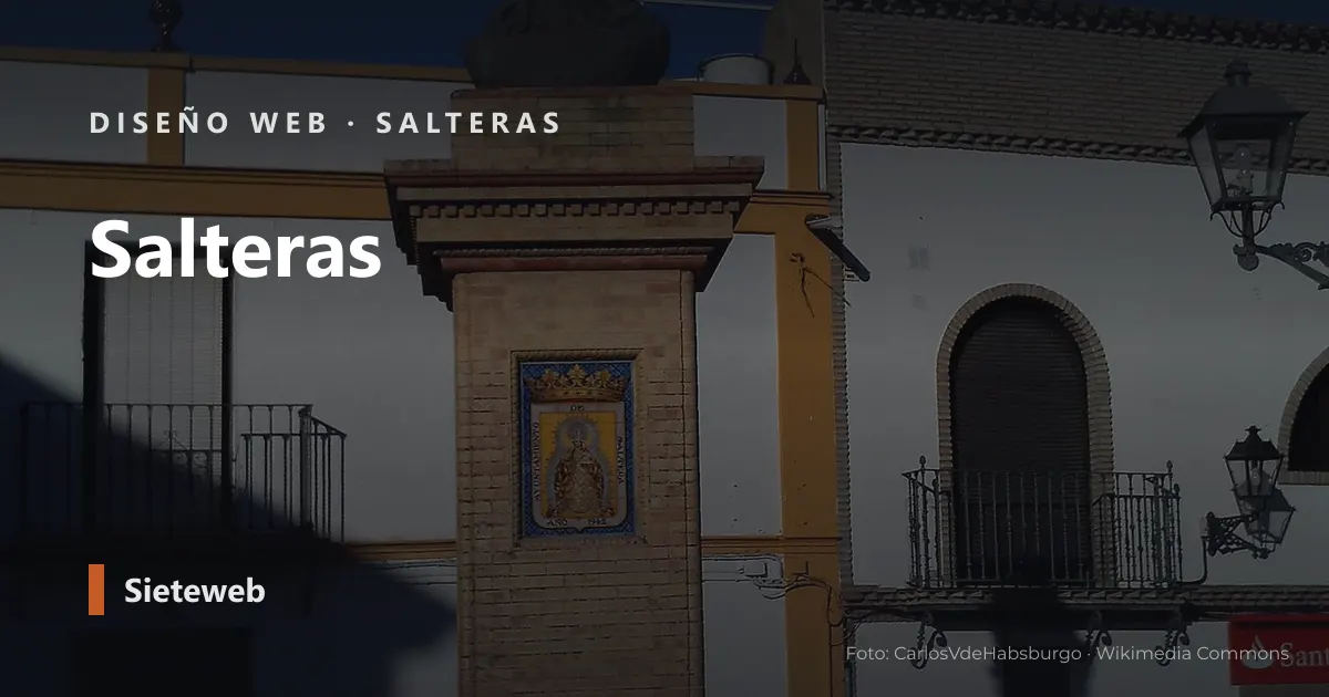 Vista de Salteras, donde Sieteweb diseña webs para pymes