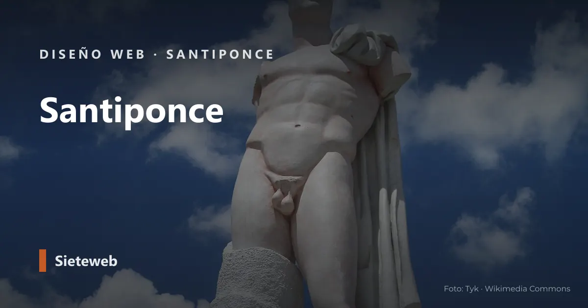 Vista de Santiponce, donde Sieteweb diseña webs para pymes