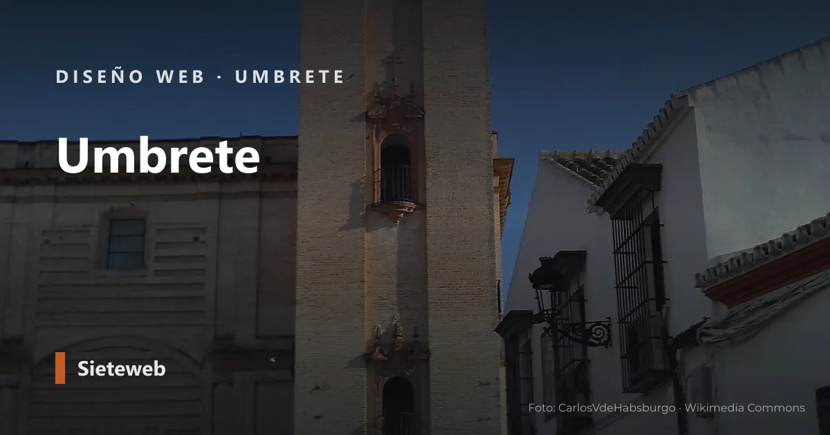 Vista de Umbrete, donde Sieteweb diseña webs para pymes